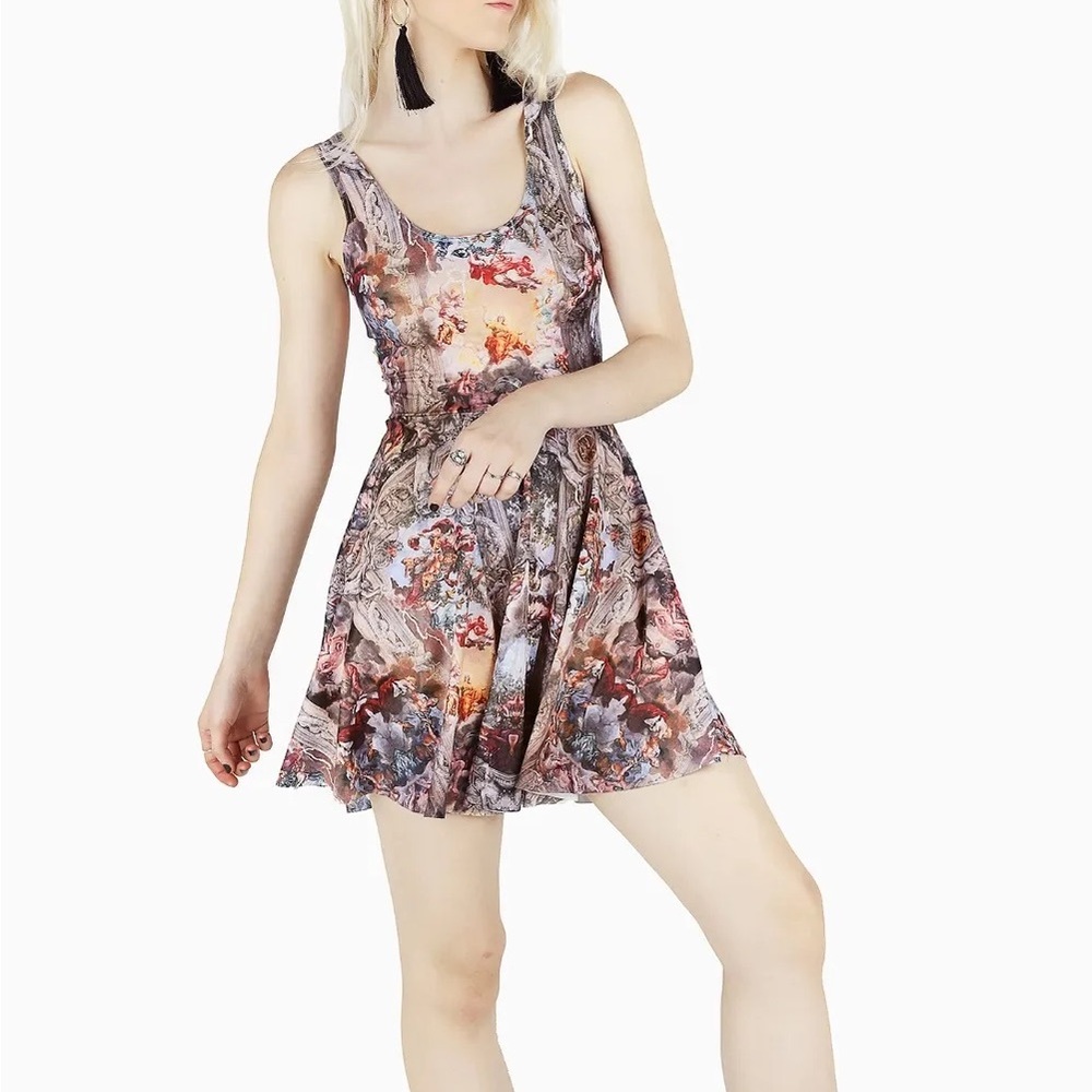 DIVINE PROVIDENCE SCOOP SKATER DRESS - LIMITED